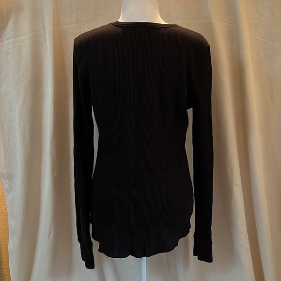 Lucky Brand Black Long Sleeve Thermal ❤️☯️ Shirt. Size XL. - Picture 4 of 7